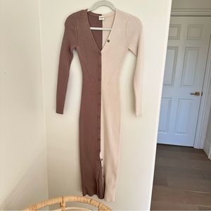 Abercrombie Stretch Colorblock Sweater Dress